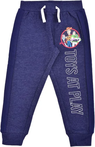 Vista 2 de Disney Conjunto de pantalones deportivos para niño, pantalones deportivos con estampado de Toy Story, azul marinogris