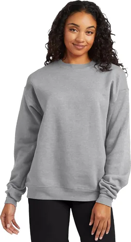 Vista 3 de Hanes Men's Sweatshirt, EcoSmart Fleece Crewneck Sweatshirt, Big & Tall Available, 1 or 2-Pack