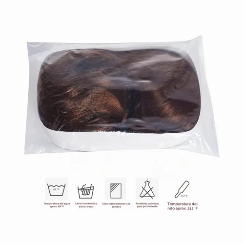 Vista 5 de Rbenxia Peluca larga y rizada para cosplay, resistente al calor Bown