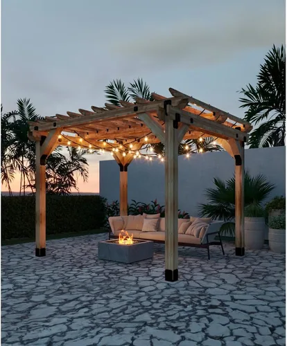Vista 3 de Simpson Strong Tie APVB66 Outdoor Accents Avant Collection ZMAX, base de poste con recubrimiento en polvo negro para 6x6