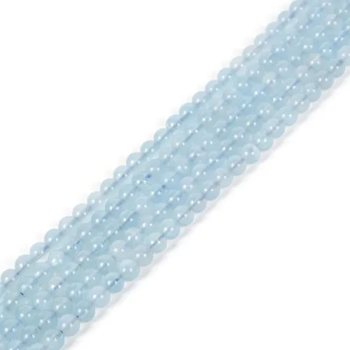 Vista 58 de 7 piedras preciosas de chakras de 0.157 in redondas de cristal curativo sueltas de 16 pulgadas para hacer cuentas de joyería
