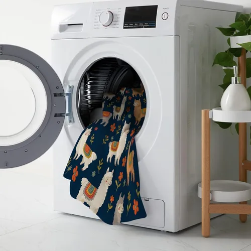 Vista 8 de Manta de llama, manta de alpaca, mantas de regalo con flores, ropa de cama de felpa de franela para niñas, mujeres, hombres, niños, amantes