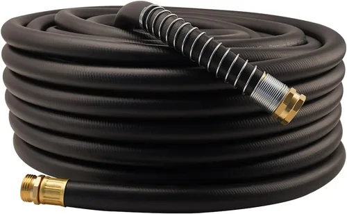 Vista 41 de Wiseflow Leader Hose Manguera de agua resistente de 3 x 5/8 pulgadas con accesorios de latón macho a hembra, extensor de manguera corta para carrete