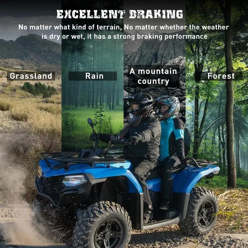 Vista 5 de Pastillas de Freno Delanteras y Traseras para polaris Sportsman 500 400 4x4 HO Scrambler 400 Trail Blazer 250 Xplorer 400 250 Magnum 325 500 Trail