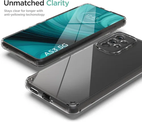 Vista 4 de Encased Funda para cinturón para Samsung A53 5G transparente con clip de funda (Galaxy A53-5G)