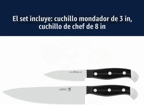 Vista 10 de HENCKELS Statement - Juego de cuchillos de chef de 2 piezas, diseño alemán informado por más de 100 años de maestría
