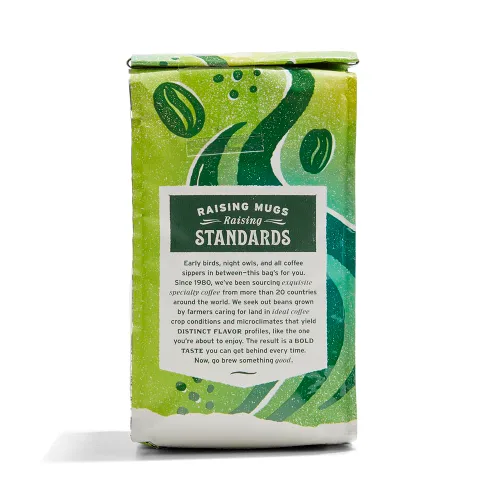 Vista 2 de Whole Foods Market, Organic La Mesa Café molido tostado medio ligero, cacao, almendras, caramelo y limón, 12 onzas