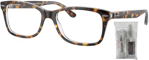 Vista 2 de Ray-Ban RX5428 - Lentes cuadrados para hombre y mujer + paquete con kit de gafas de diseñador iWear
