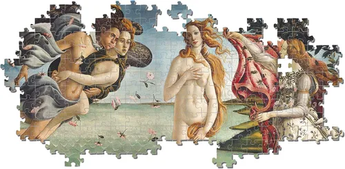 Vista 4 de Clementoni 32572 El Nacimiento de Botticelli 2000 piezas Colección Museum Nacimiento de Venus 2000 piezas, fabricado en Italia, rompecabezas