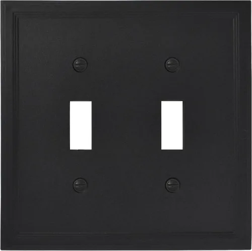 Vista 23 de Cubiertas de interruptor de luz, placas aisladas de pared de palanca única para enchufes eléctricos, placas de interruptor único de 1 banda