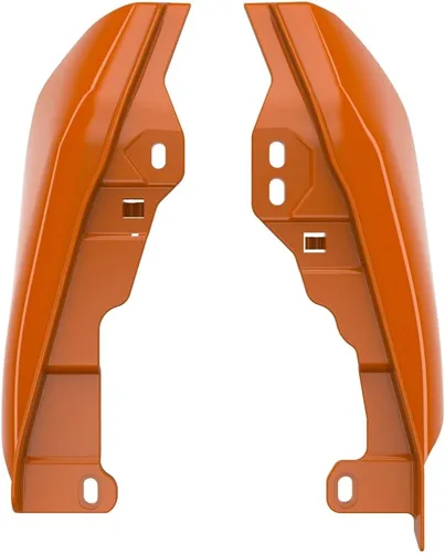 Vista 3 de Advanblack Deflectores de aire de marco medio RG 2024 compatibles con Harley Touring Street Glide, Road King, Electra Glide, 2009-2025 (naranja baya)