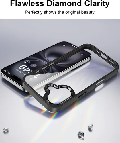 Vista 156 de HOOMIL Funda para iPhone 7 Plus/iPhone 8 Plus de 5.5 Pulgadas, sin amarillamiento, protección contra caídas, cubierta trasera dura transparente