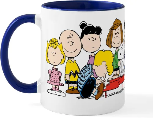Vista 8 de CafePress Peanuts Gang Music Mugs Taza de café de cerámica de 11 oz (11.0 fl oz)