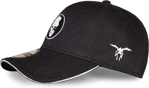 Vista 5 de Death Note Gorra De Béisbol Logotipo De Arte Gráfico Oficial Negro El Snapback