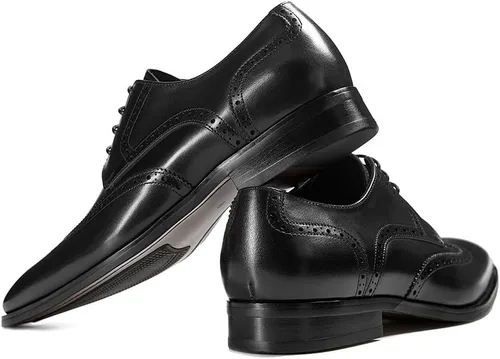 Vista 5 de GIFENNSE Zapatos Oxford para hombre Zapatos de vestir para hombre Zapatos formales para hombre Zapatos de vestir con cordones