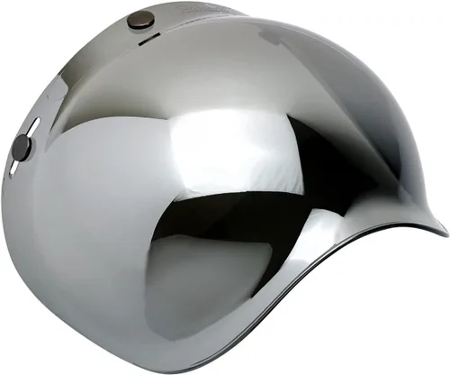 Vista 3 de Biltwell - Protector tipo burbuja cromado - Antivaho, resistente a los arañazos, resistente a UV/A y UV/B