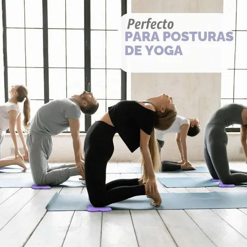 Vista 7 de Yes4All Yoga Knee Pads, Thick Cushion for Knee & Elbow, Set of 2 B. Púrpura