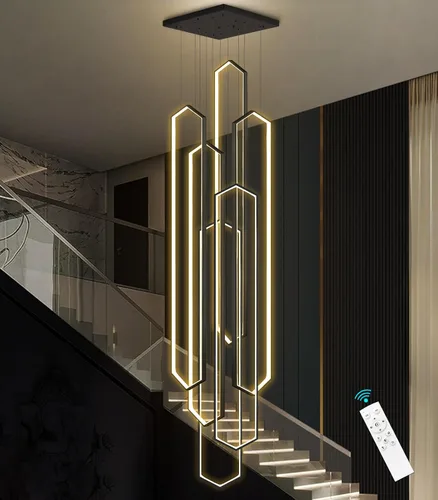 Vista 27 de Lámpara colgante regulable de 3 anillos para ajustar mini lámpara LED de techo para cocina, isla, comedor, sala de estar, dormitorio, dorado