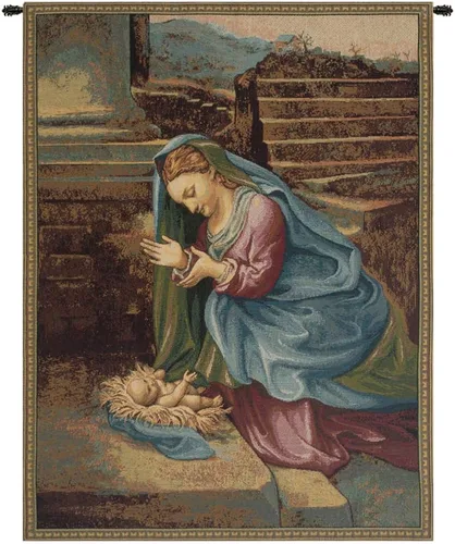 Vista 17 de Madonna Di Medjugorie - Tapiz italiano para colgar en pared, 6 pulgadas x 9 pulgadas, algodón/viscosa/poliéster por Raoul Vitale