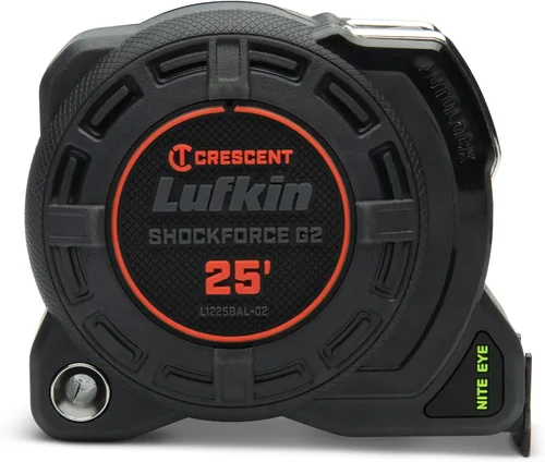 Vista 10 de Lufkin Shockforce G2 Nite Eye - Cinta métrica automática de 25 pies - L1225ALCMEB-02