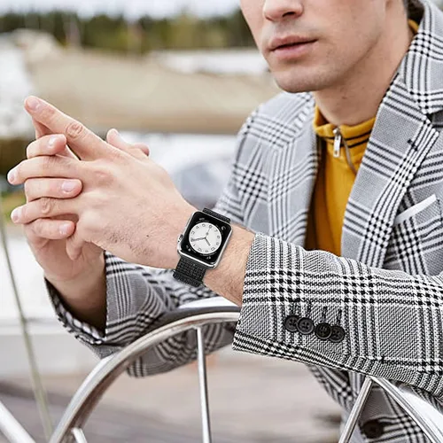 Vista 7 de Reloj inteligente para hombres y mujeres para teléfonos Android iOS compatible con iPhone, pantalla táctil completa rastreador de fitness