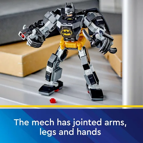 Vista 4 de LEGO DC Batman: Batman Mech Armor Super Hero Toy, figura de acción