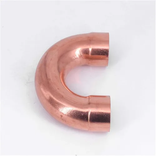 Vista 4 de Accesorios de conexión de manguera de jardín Cobre 180 Codo Accesorios de tubería Agua Gas Petróleo Socket Conector de soldadura Alimentación