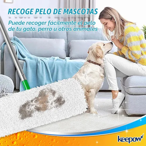 Vista 4 de KEEPOW Recambios húmedos reutilizables XL compatibles con Swiffer Sweeper