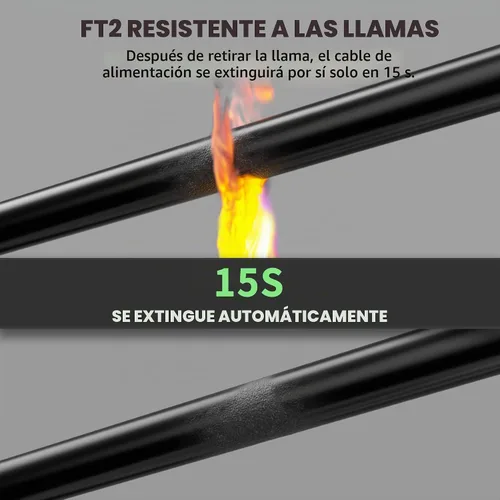 Vista 5 de POWGRN Cable adaptador RV de 50 amperios a 30 amperios de 12 pulgadas Amarillo
