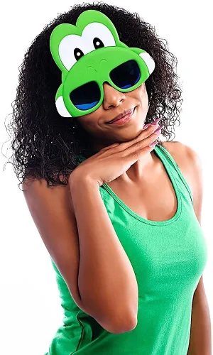 Vista 3 de Sun-Staches Nintendo Official Costume Sunglasses Collection Mario, Luigi, Bowser, Peach, Yoshi, Waluigi One Size Fits Most