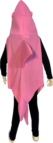 Vista 4 de Rasta Imposta Ultimate - Disfraz de tiburón rosa para bebé, disfraz de imaginación para jugar (niños de 7 a 10 años)