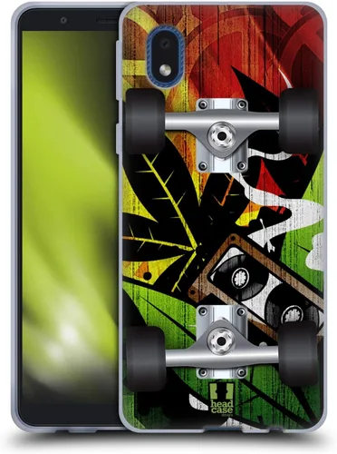 Vista 9 de Head Case Designs Flight Skateboards - Funda de gel suave compatible con Samsung Galaxy A01 Core (2020)