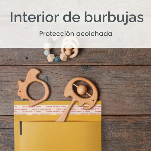 Vista 2 de Quality Park - Sobres acolchados de burbujas de 6 x 9 pulgadas, sobres de papel kraft, sobres de envío marrones duraderos con cierre autoadhesivo