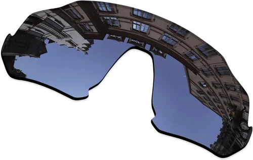 Vista 2 de Lenses Replacement for Oakley Flight Jacket OO9401 Sunglass - Confirm Fit Scratch Resistant Abrigo de espejo negro polarizado