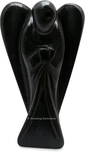 Vista 29 de Ángel de Amatista de Amazing Gemstone - Ángel de Cristal de Amatista y Figuras de Ángel Guardián de Bolsillo de Cristal de Amatista (10 centímetros)