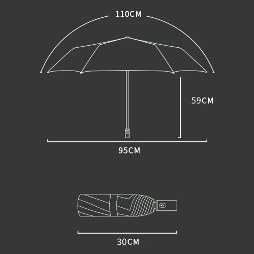 Vista 9 de ikasus Mini paraguas de viaje portátil compacto plegable paraguas de un botón con eje automático de acero sólido ligero paraguas de sol y lluvia