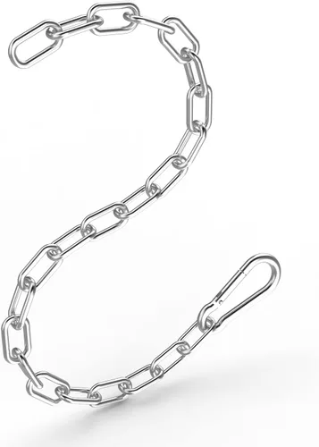 Vista 8 de Cadena de fitness, cadenas de levantamiento de pesas, cadena de extensión de máquina de cable, cadena de extensión de cable LAT de acero inoxidable