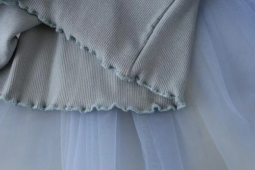 Vista 5 de BTGIXSF - Vestido tipo tutú para niña, vestido sin mangasmanga larga para niña, vestido de verano de tul para niña