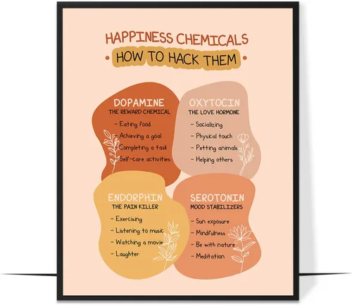 Vista 23 de LOLUIS Mental Health Poster, Boho Therapy Tools Educational Supplies Art Print Classroom School Office Decor (Boundaries, Unframed 8"x10")