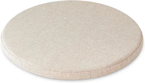 Vista 12 de Cojín desmontable, cojín redondo de espuma viscoelástica para silla, diseño antideslizante, suave, transpirable, cómodo, adecuado para sala