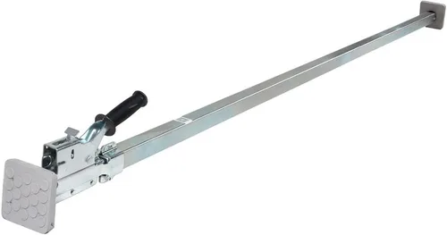 Vista 7 de Mytee Products Barra de carga de gato de carga de 86 a 114 pulgadas con tubo de acero cuadrado soldado y patas de goma pivotantes atornilladas