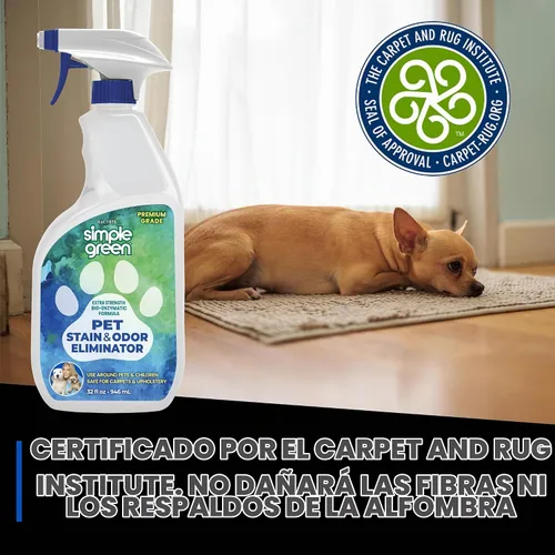 Vista 8 de Simple Green Eliminador de manchas y olores de mascotas 32 oz