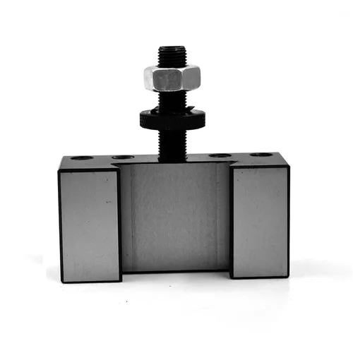 Vista 6 de AXA 250-101T - Soporte para herramientas de pistón de torno CNC, juego de postes de herramienta de cambio rápido, mini torno, poste de herramienta