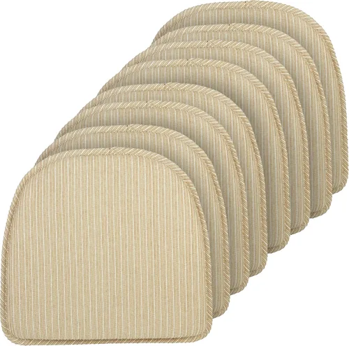 Vista 13 de Klear Vu Raindrop The Gripper - Cojines antideslizantes para silla, suaves y cómodos, almohadillas para asiento, almohadón para cocina, comedor u