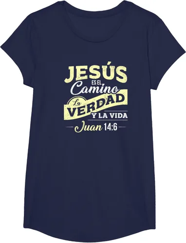Vista 61 de Camisas de la Biblia de Jesus para los Cristianos Camiseta Española Negro
