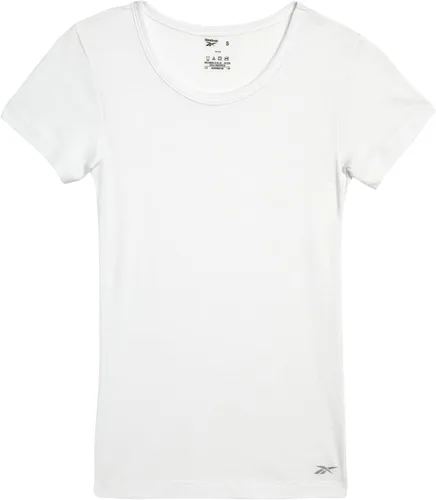 Vista 5 de Reebok Camiseta interior para niña - Camisa blanca básica suave y transpirable (paquete de 6)