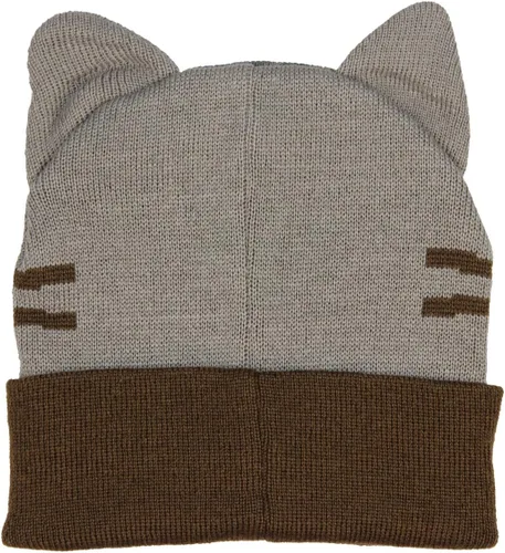 Vista 2 de Gorro de punto Pusheen con orejas, gris, estándar