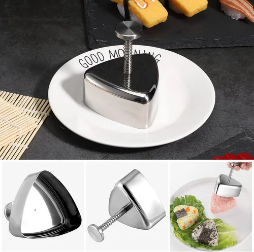 Vista 5 de UPKOCH 1 Unidades Práctico Onigiri Arroz Sushi Maker Sushi Rolling Mats Home Bento Picnic Lunch