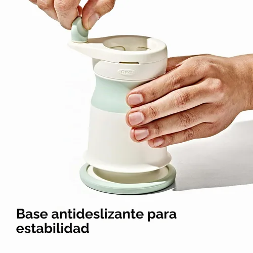 Vista 4 de OXO Tot Molino de alimentos para bebés Mash Maker - Opal