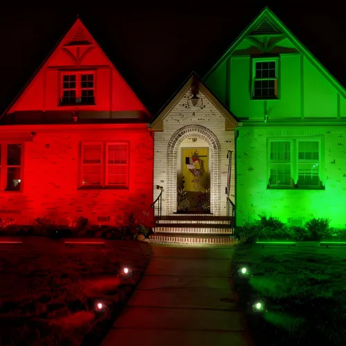 Vista 3 de Luz LED inteligente enlazable para lavado de pared, 168 W RGB+CW que cambia de color, luces de barra inteligente con control grupal e individual